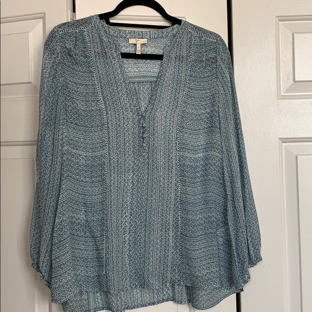 Blue Joie Silk Blouse
